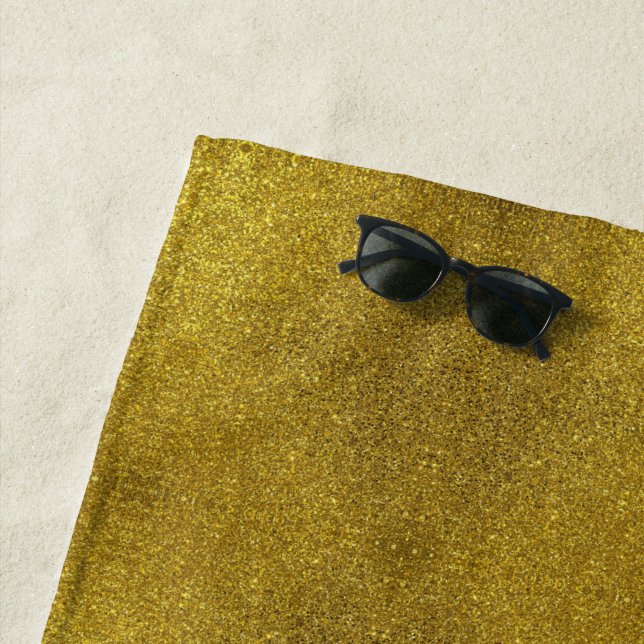 Toalha de Praia com Estampa Abstrata em Glitter Do (In Situ)