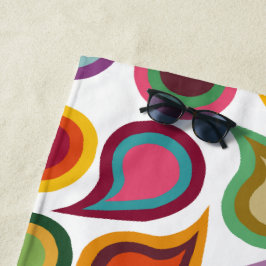Toalha De Praia Concentric Paisleys