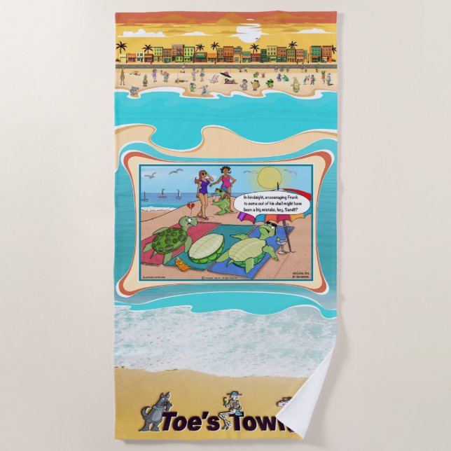 Toalha De Praia Conchado | Estímulo (Frente)