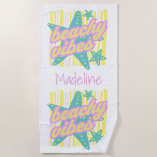 Toalha De Praia Conchas de praia caprichosas