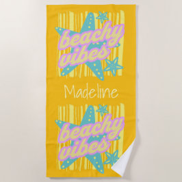 Toalha De Praia Conchas de praia caprichosas