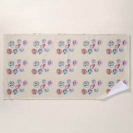 Toalha De Praia conchas oceânicas