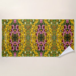 Toalha De Praia Coneflowers, Susans de olhos pretos, Echinacea