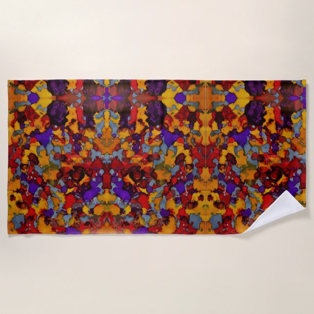 Toalha De Praia Confetti Nightmare (Frente)