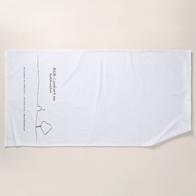 Toalha De Praia Conforto B&B (Frente)