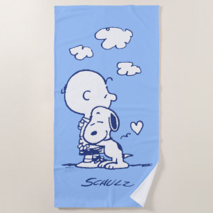Toalha De Praia Conforto e segurança Charlie & Snoopy Hug