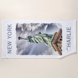 Toalha de praia conhecida feita sob encomenda da