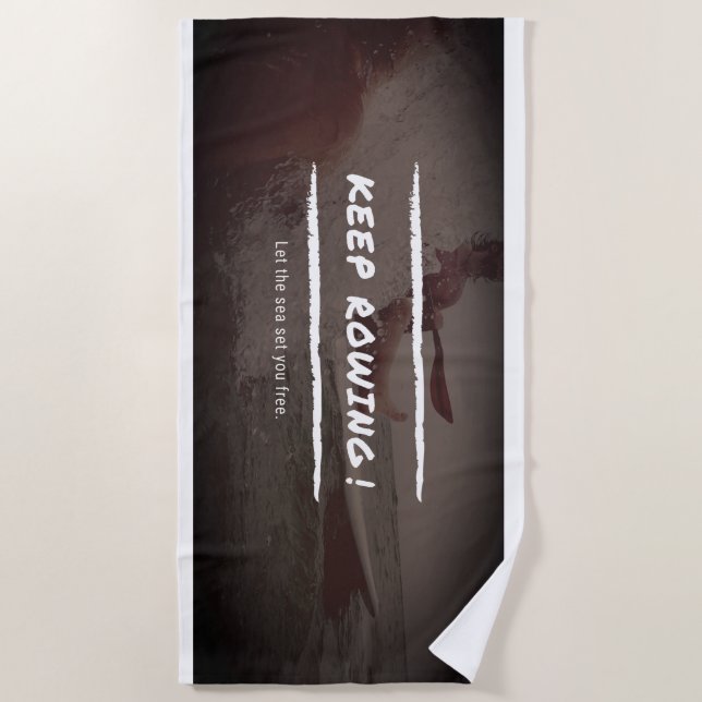 TOALHA DE PRAIA CONTINUAR EM LINHA (Frente)