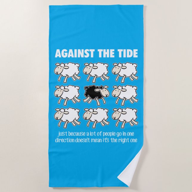 Toalha De Praia Contra o Lado (Frente)