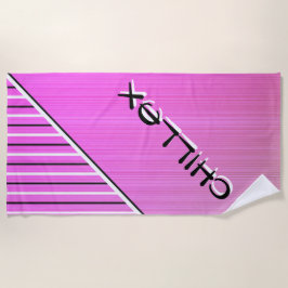 Toalha De Praia Cor-de-rosa