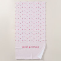 Cor-de-rosa-rosa, nome personalizado flamingo, ros