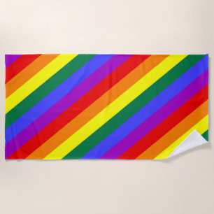 Toalha De Praia Cores LGBT Intensas