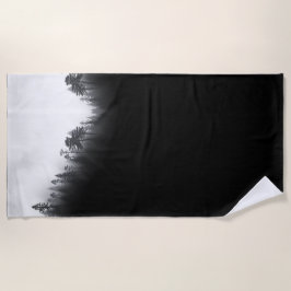 Toalha De Praia Cortina de Chá da Floresta Moody