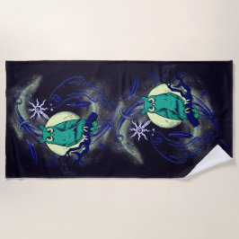 Toalha De Praia Coruja e fantasma