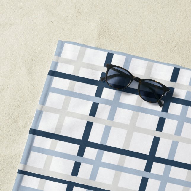 Toalha De Praia Costeira da Xadrez de pré-disquete (In Situ)