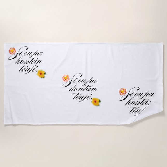 Toalha De Praia Couverture (Frente)