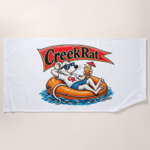 Toalha De Praia CreekRat® CreekRat Co. Topanga - Malibu - CA