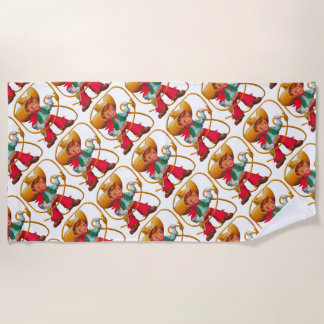 Toalha De Praia Criança de Criança de Garoto Retroativo, Cuja Fama