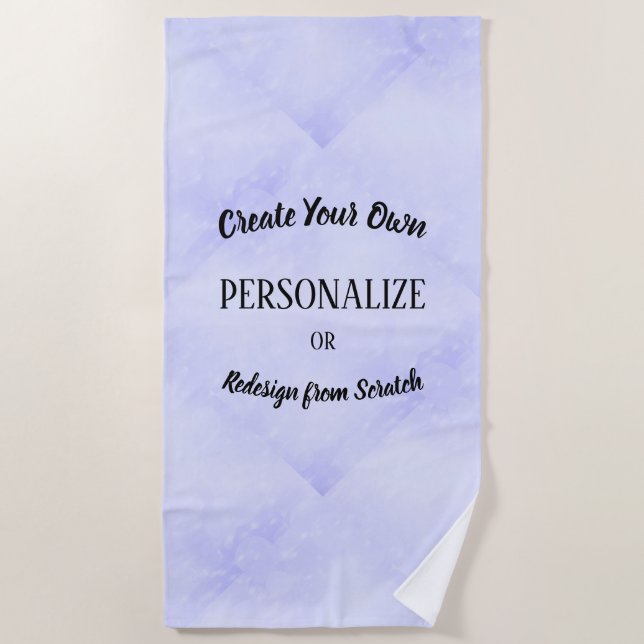 Toalha De Praia Crie seu próprio personalizado (Frente)