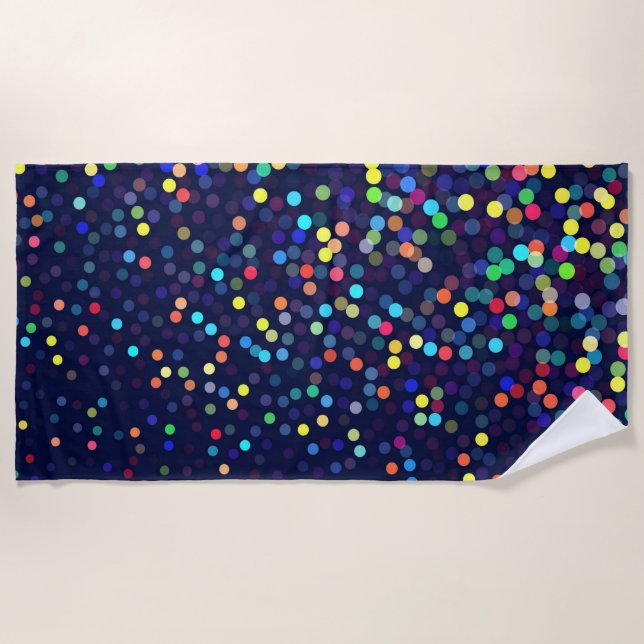 Toalha De Praia Crie sua própria cor sólida simples | Na Moda (Frente)