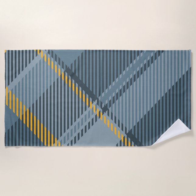 Toalha De Praia Crie sua própria cor sólida simples | Trendy Beach (Frente)