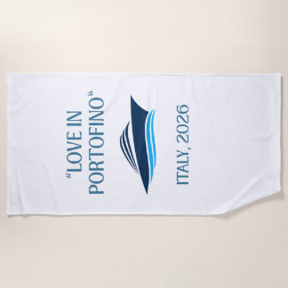 Toalha de Praia Cruzeiro Love in Portofino - Itáli