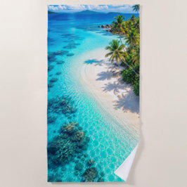 Toalha de Praia Crystal Blue Lagoon