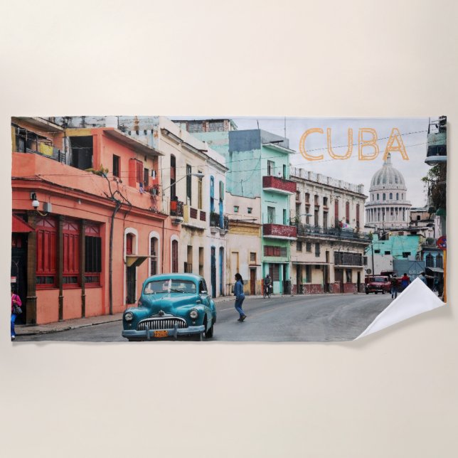 Toalha De Praia Cuba (Frente)
