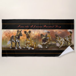 Toalha De Praia Cuppies Pintados Africanos