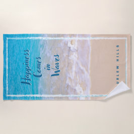 Toalha De Praia Curlew Waves Beach Towel