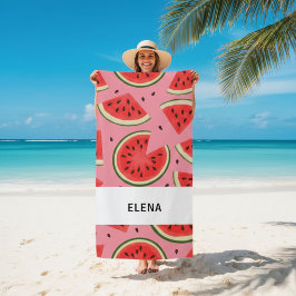 Toalha De Praia Custom Large Watermelon Graphic Beach Towel