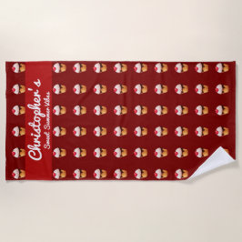 Toalha De Praia Cute Ice Cream Heart Beach Towel