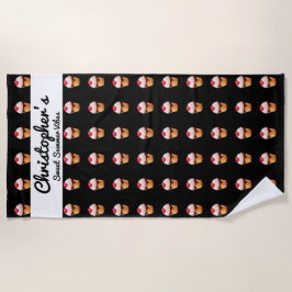 Toalha De Praia Cute Ice Cream Heart Beach Towel