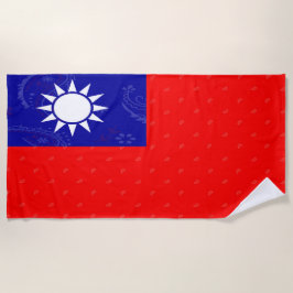 Toalha de praia da bandeira de Formosa