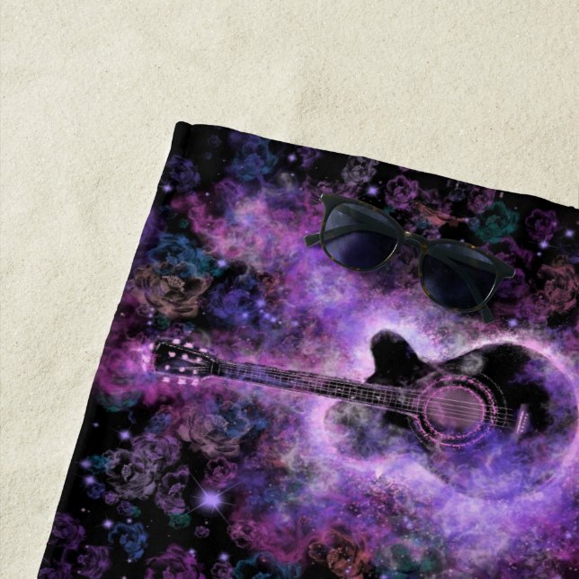 Toalha de Praia da Guitarra Clássica (In Situ)