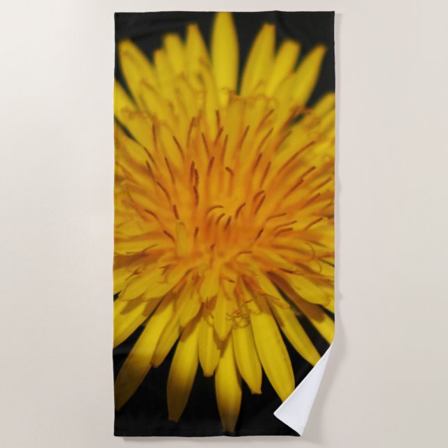 Toalha De Praia Dandelion Flower btcnm (Frente)