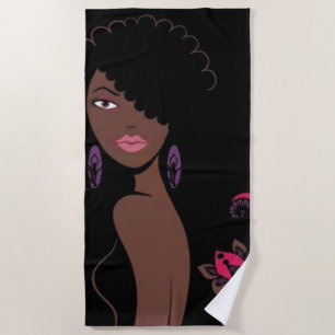 Toalha de praia de Afrocentric