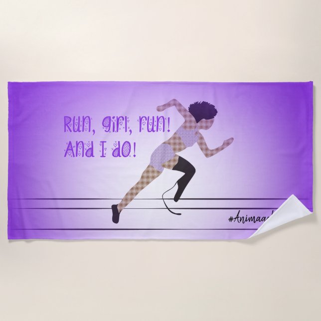 Toalha de praia de Blade Runner da menina (Frente)