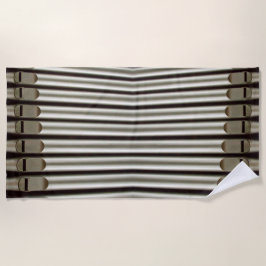 Toalha de praia de canos de órgãos