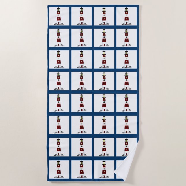 Toalha de praia de farol (Frente)