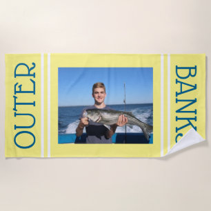 Toalha de praia de fotos personalizada - presente