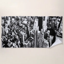 Toalha De Praia De Manhattan ao céu