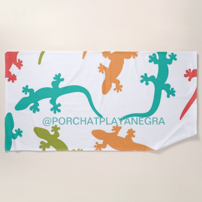 Toalha de praia de PorchAtPlayaNegra (Frente)