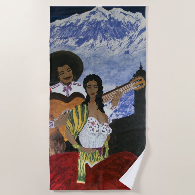 Toalha de praia de Serenade (Frente)