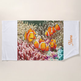 Toalha De Praia DE Strandtuch Clownfische