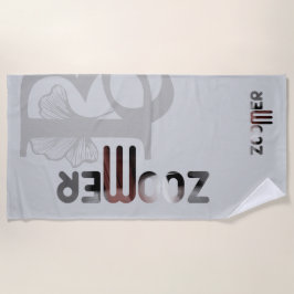 Toalha De Praia Decoração interior do Abstrato da Torre de Praia d