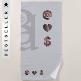 Toalha De Praia Decoração interior do Abstrato de tendências da RI