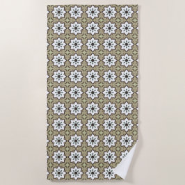 Toalha De Praia Decorative beige background patterned
