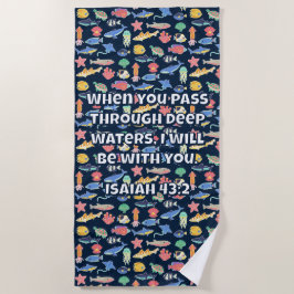 Toalha De Praia Deep Waters Beach Towel