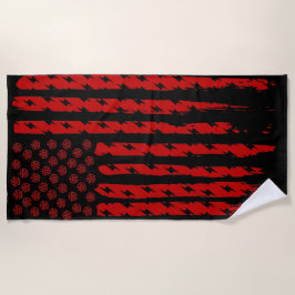 Toalha De Praia Demon Flag